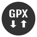 GPX-import och -export Import- och exportvägar