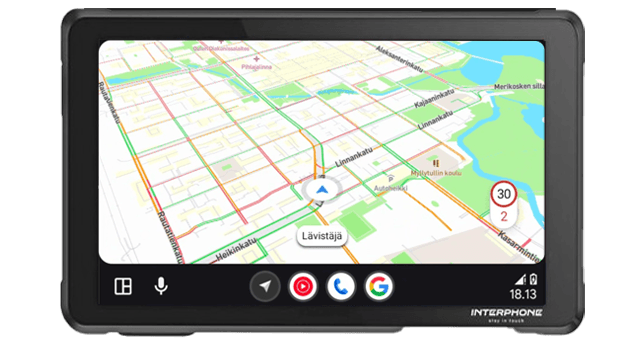 pic-android-auto Ulkoinen näyttö moottoripyörässä