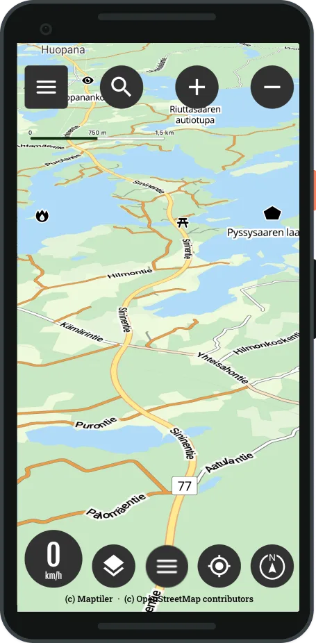 Bikenavi mobile app