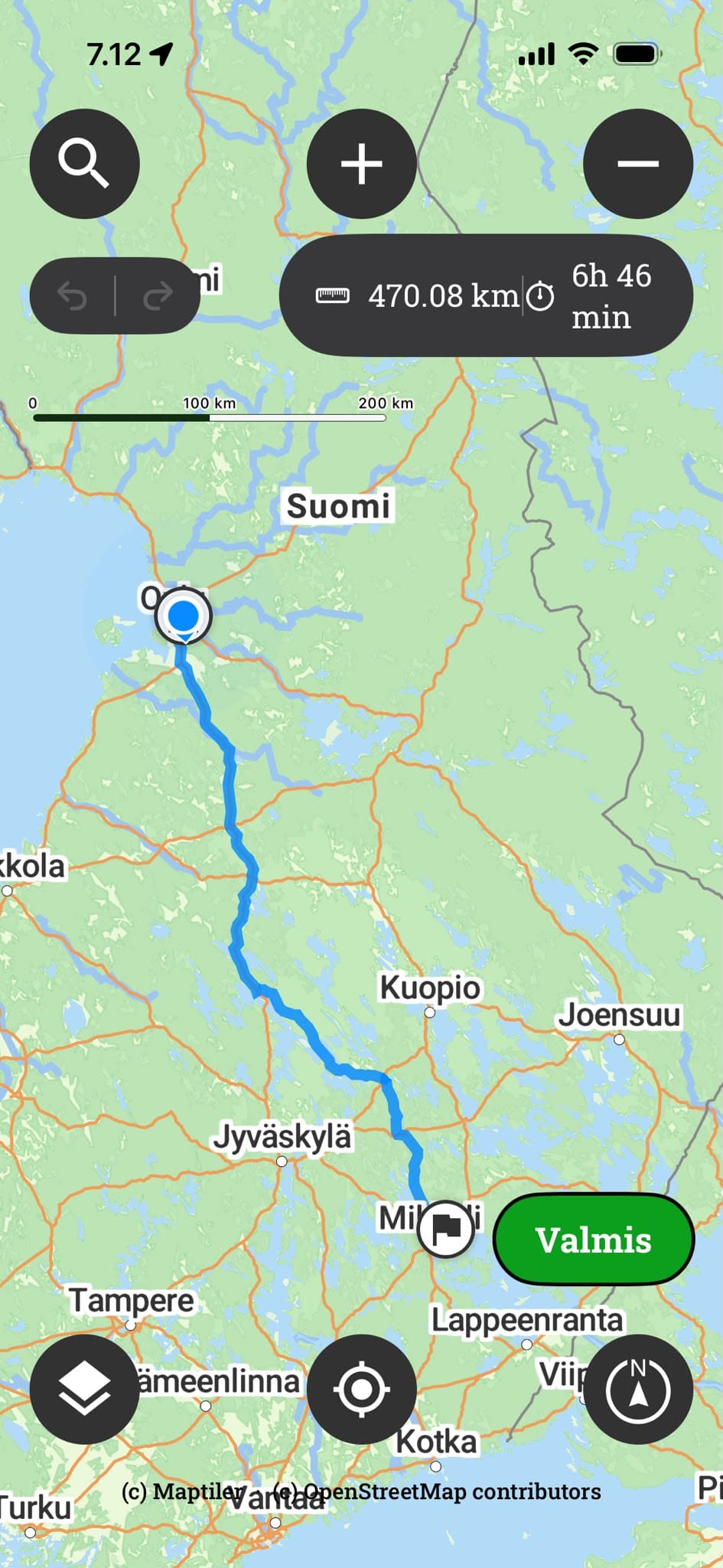 Ruta directa