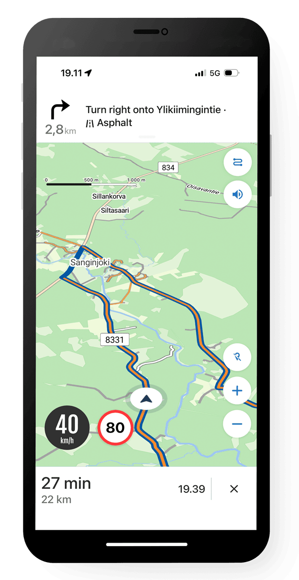 Bikenavi mobile app